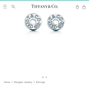 Tiffany & Co 1837 circle earrings